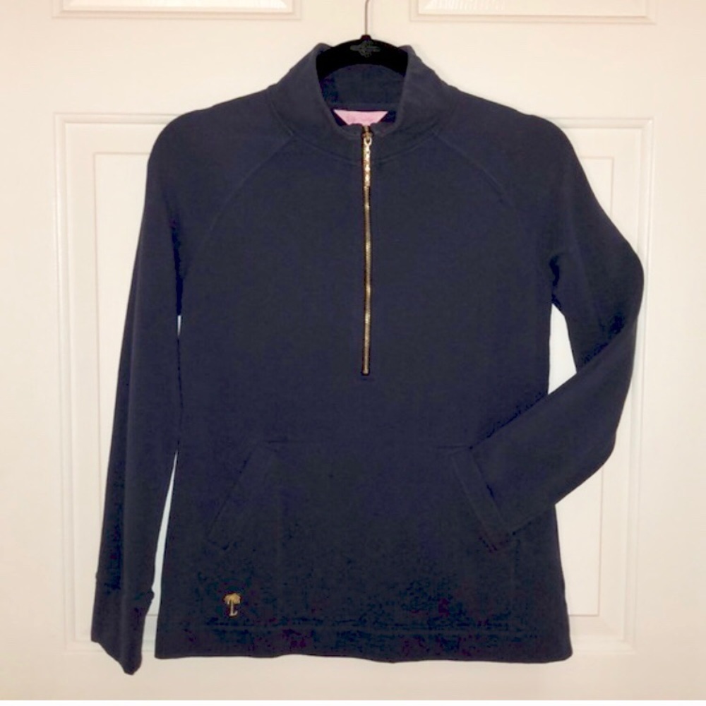 Lilly Pulitzer Skipper Solid Popover - Navy - XS